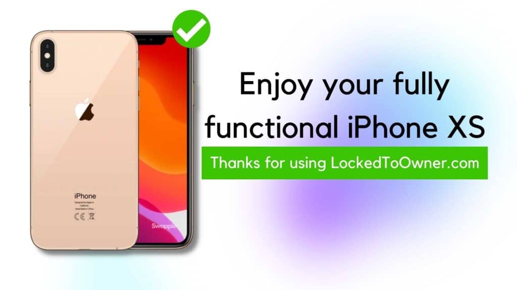 Fix iPhone XS Locked to Owner: iPhone XS/Max Unlock 13 6 2