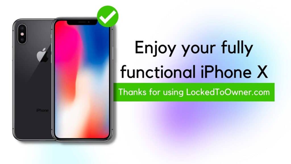 Fix iPhone X Locked to Owner: iPhone X Unlock 13 6 3