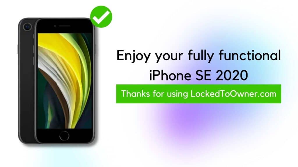 Fix iPhone SE 2020 Locked to Owner: iPhone SE 2020 Unlock 13 6 8