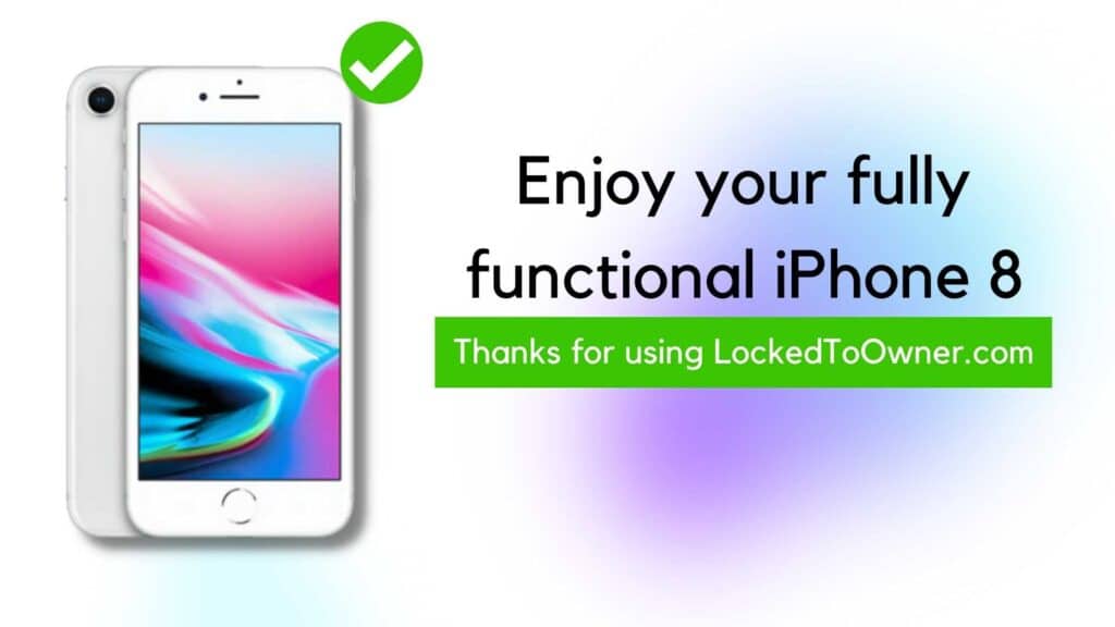 Fix iPhone 8 Locked to Owner: iPhone 8/8+ Unlock 13 6