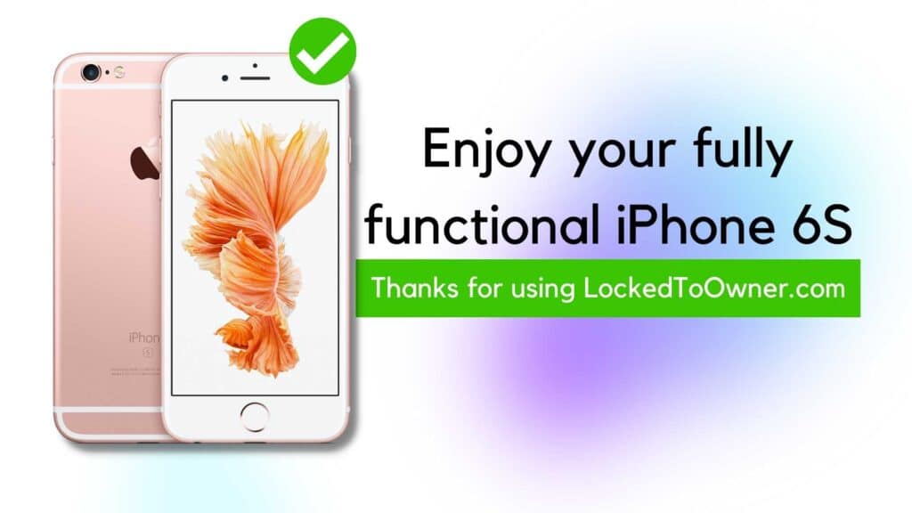 Fix iPhone 6S Activation Lock: iPhone 6S/6S+ Unlock 12 6 3