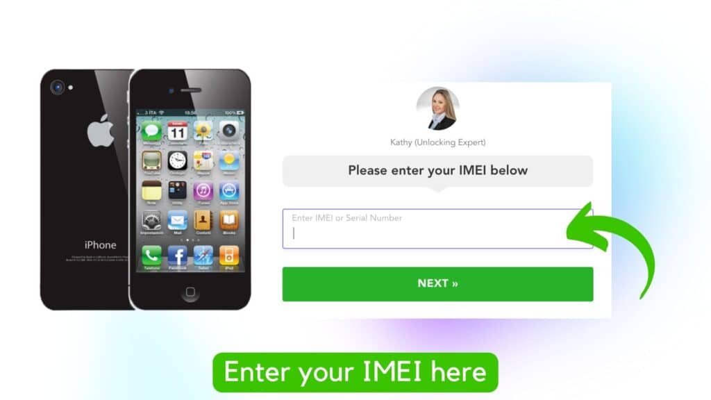 Fix iPhone 4/4S Activation Lock: iPhone Unlock 7 Enter your IMEI