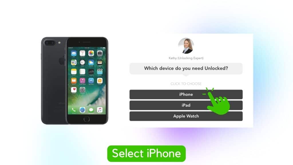 Fix iPhone 7 Activation Lock: iPhone 7/7+ Unlock 6 iphone 7 select iphone